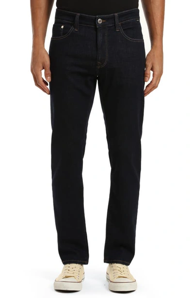 Mavi Jeans Zach Straight Leg Jeans In Rinse Feather Newport