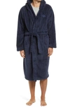 Ugg Beckett Fleece Hooded Robe In Twilight