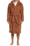 Ugg Beckett Faux Sherpa Bathrobe In Cedar Bark