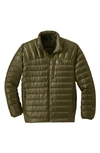 Outdoor Research Helium 800 Fill Power Down Jacket In Loden