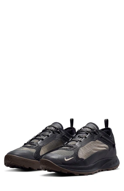 Nike Air Acg Nasu 2 Hiking Shoe In Black/ Black/ Anthracite