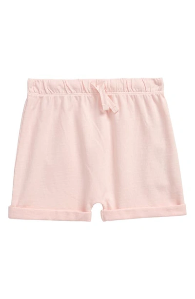 Nordstrom Babies' Organic Cotton Terry Shorts In Pink Lotus