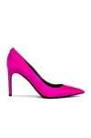 Tom Ford 105mm Screw Satin Pumps In Hot Pink