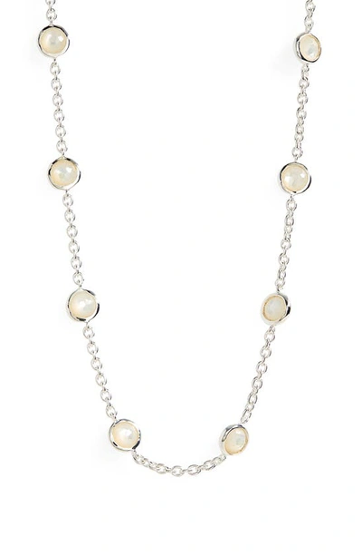 Ippolita Lollipop® Stone Station Necklace In Silver