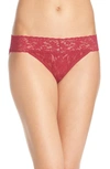 Hanky Panky Signature Lace Vikini In Cranberry