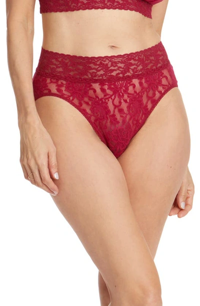 Hanky Panky French Bikini In Cranberry