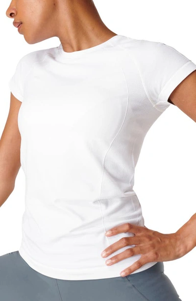 Sweaty Betty Athlete Seamless Workout T-shirt In White