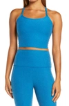 Beyond Yoga Spacedye Slim Racerback Cropped Tank In Gulf Stream-oceana