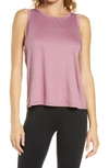 Beyond Yoga Balanced Muscle Tank In Wistful Rouge-deep Orchid