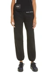 Marc Jacobs The Sweatpants Logo-print Track Pants In Black