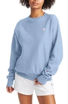 Champion Reverse Weave® Crewneck Sweatshirt In Charming Blue