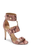 Michael Michael Kors Amos Ankle Cuff Sandal In Shell Pink