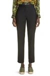 BURBERRY AIMIE SLIM FIT MOHAIR & VIRGIN WOOL TROUSERS,8041641