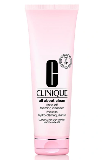 CLINIQUE JUMBO SIZE ALL ABOUT CLEAN™ RINSE-OFF FOAMING CLEANSER,V3TE01