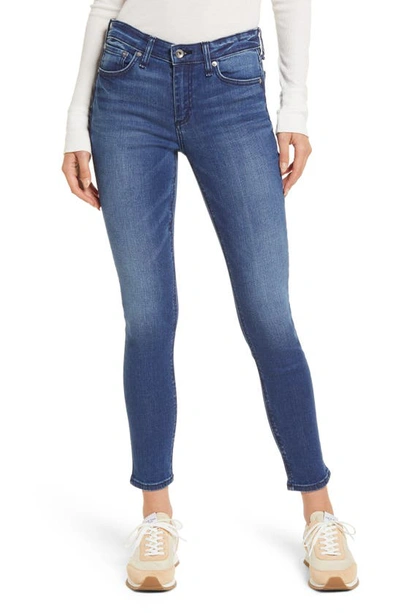 Rag & Bone Cate Mid-rise Shorty Skinny Jeans In Blue