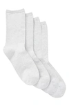 Stems 4-pack Comfort Crew Socks In White