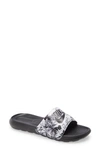 Nike Women's Victory One Print Slide Sandals From Finish Line In Black/black