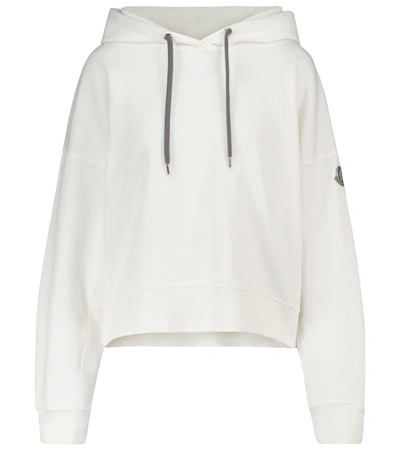 Moncler Logo印花套头式连帽衫 In White