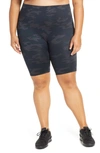 Spanxr Look At Me Now Seamless Bike Shorts In Black Camo