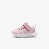 Nike Free Rn 2021 Baby/toddler Shoes In Pink Foam,white,pink Glaze,metallic Silver
