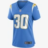Nike Nfl Los Angeles Chargers Women's Game Football Jersey In Italy Blue