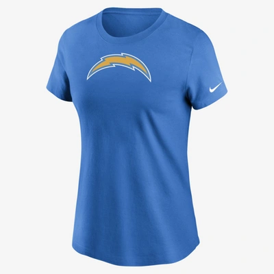 Nike Women's Powder Blue Los Angeles Chargers Logo Essential T-shirt