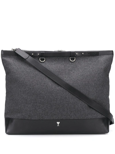 Ami Alexandre Mattiussi Ami De Coeur Holdall In Grau