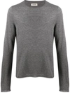 Zadig & Voltaire Liam Round Neck Knit Jumper In Grau