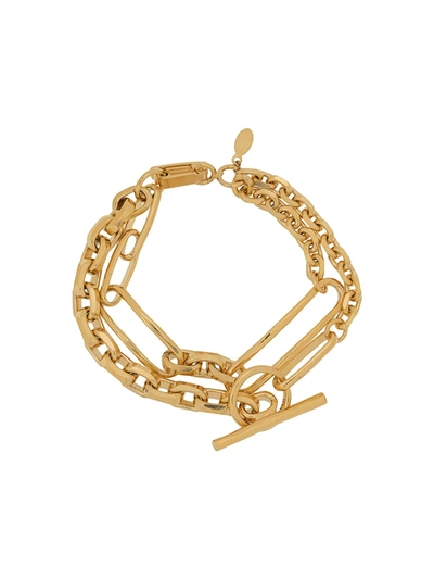 Wouters & Hendrix Rebel Chain-link Bracelet In Gold