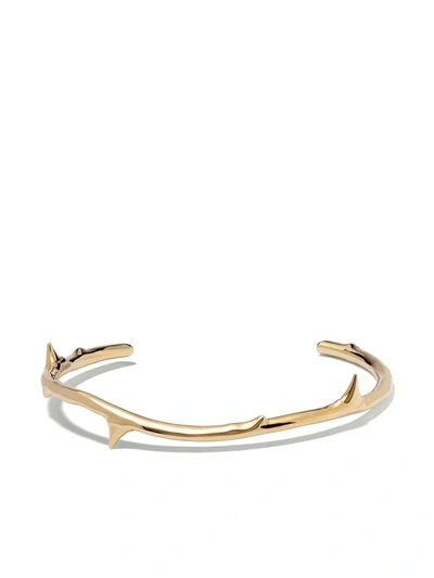 Shaun Leane Thorn Bangle Bracelet In Gold
