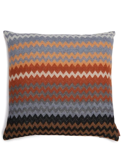 Missoni Humbert Zig-zag Cushion In Schwarz