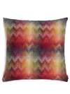 Missoni Montgomery Geometric-pattern Cushion In Rot