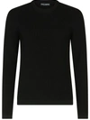 Dolce & Gabbana Man Sweater Black Size 36 Virgin Wool In Schwarz