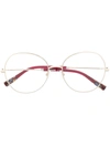 Missoni Eyewear Round Frame Sunglasses In Silber
