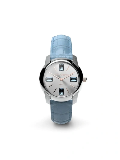 Dolce & Gabbana Dg7 Rainbow 34mm In Blue