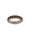 Dolce & Gabbana 18kt Yellow Gold Sicily Sapphire Ring In Schwarz