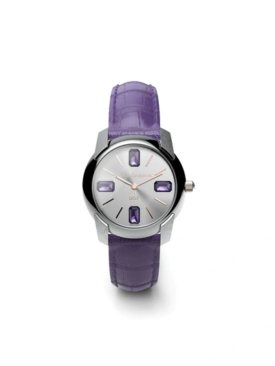 Dolce & Gabbana Dg7 Rainbow 34mm In Purple