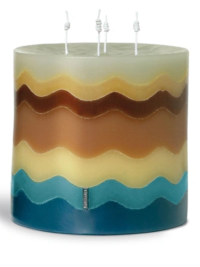 Missoni Flame Torta Candle 19x18cm In Mul
