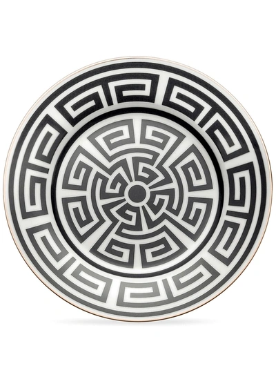 Ginori 1735 Labirinto Flat Dessert Plates (set Of 2) In Schwarz