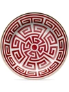 Ginori 1735 Labirinto Flat Dessert Plates (set Of 2) In Rot
