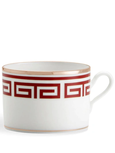 Ginori 1735 Labirinto Teacups (set Of 2) In Rot