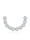 Maria Tash 18kt White Gold Invisible Set Diamond Curve Earring In Gold