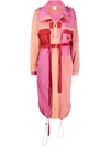 STELLA MCCARTNEY MAIA COLOUR-BLOCK PARKA COAT