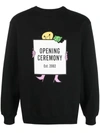 Opening Ceremony Black Light Bulb Print Sweatshirt In Schwarz