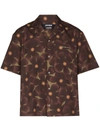 JACQUEMUS JEAN FLORAL PRINT SHIRT