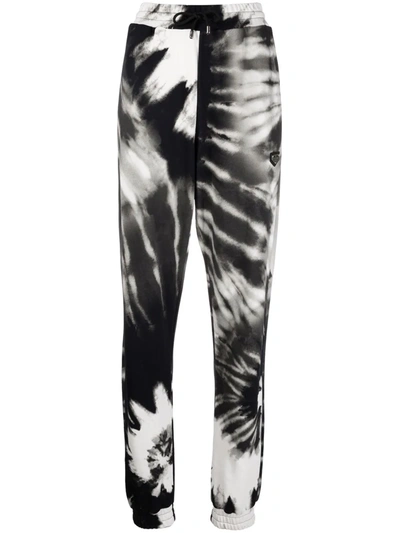 Philipp Plein Tie Dye Print Track Pants In Multi