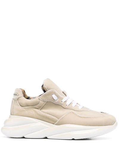 Philipp Plein Velvet Runner Low-top Sneakers In Nude