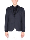 Lardini Men's Single-breasted Jacket In Blue