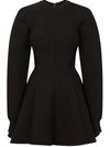 Dolce & Gabbana Technical Jersey Dress With Bustier Details In Schwarz