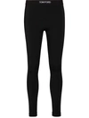 Tom Ford Stretch Lychra Leggings In Schwarz